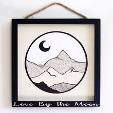 Load image into Gallery viewer, Live By The Sun / Love By The Moon Wall Decor Set

