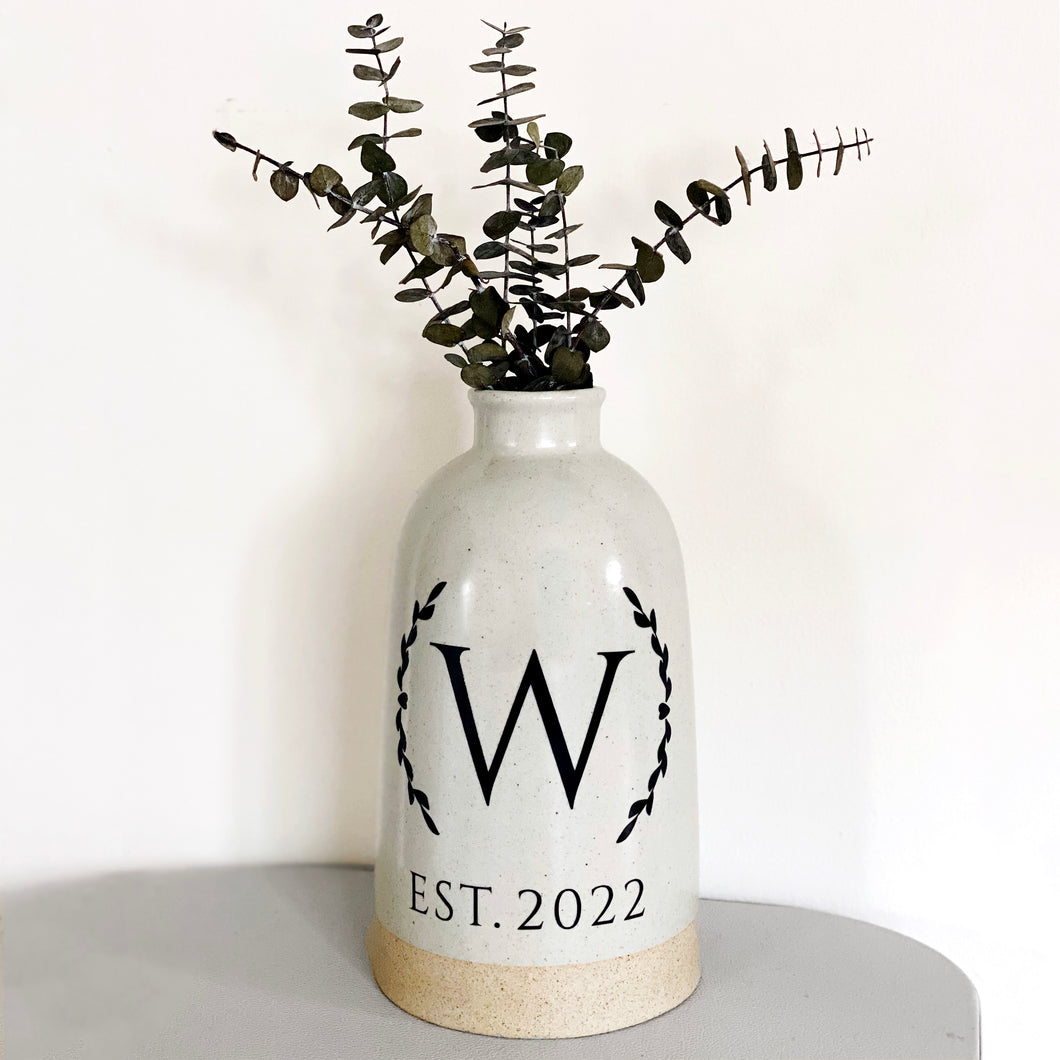 Custom Vase - Engagement/Wedding Gift