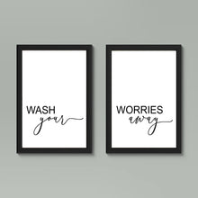 Load image into Gallery viewer, Wash Your Worries Away Signs **Digital Files**
